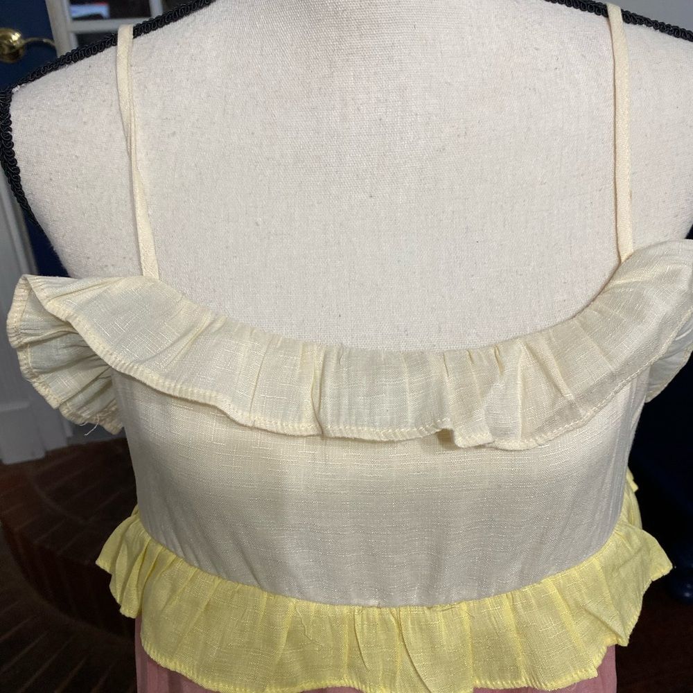 Umgee colorblock tiered boho dress size medium - Picture 7 of 9